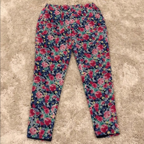 Joie Marceline 100% Silk Floral Pant - Picture 1 of 8